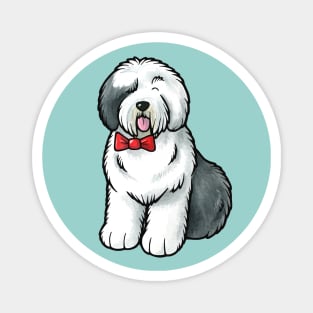 Old English Sheepdog Magnet